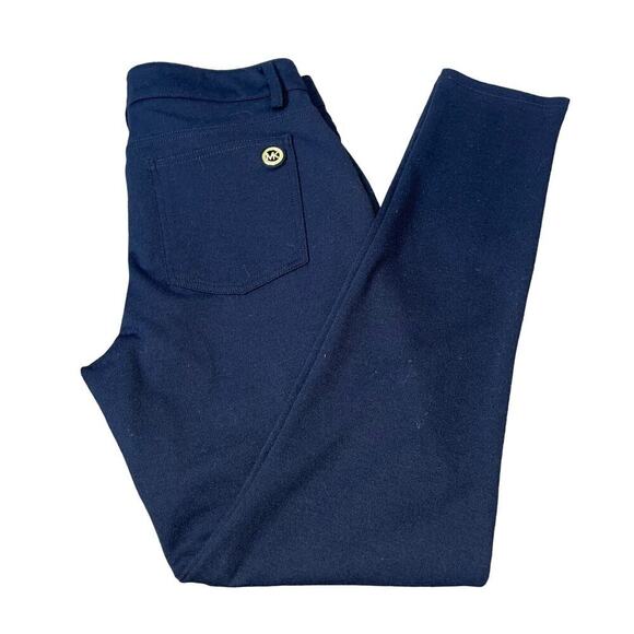 Michael Kors pants pull on stretch black skinny pockets/trousers comfort SZ 6 - Picture 1 of 13